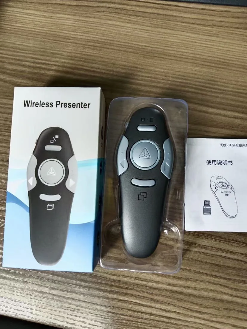 USB-презентер-указка с лазером и мультимедийным пультом для презентаций