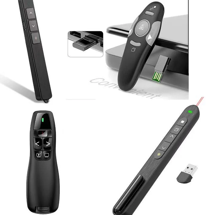 USB-презентер-указка с лазером и мультимедийным пультом для презентаций