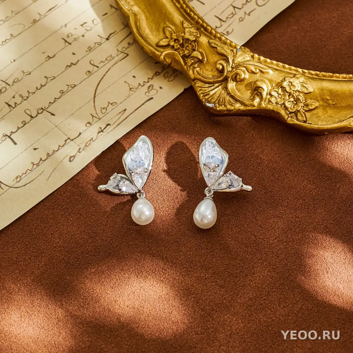 Серьги-гвоздики из стерлингового серебра 925 пробы с искусственным кристаллом, геометрическая форма