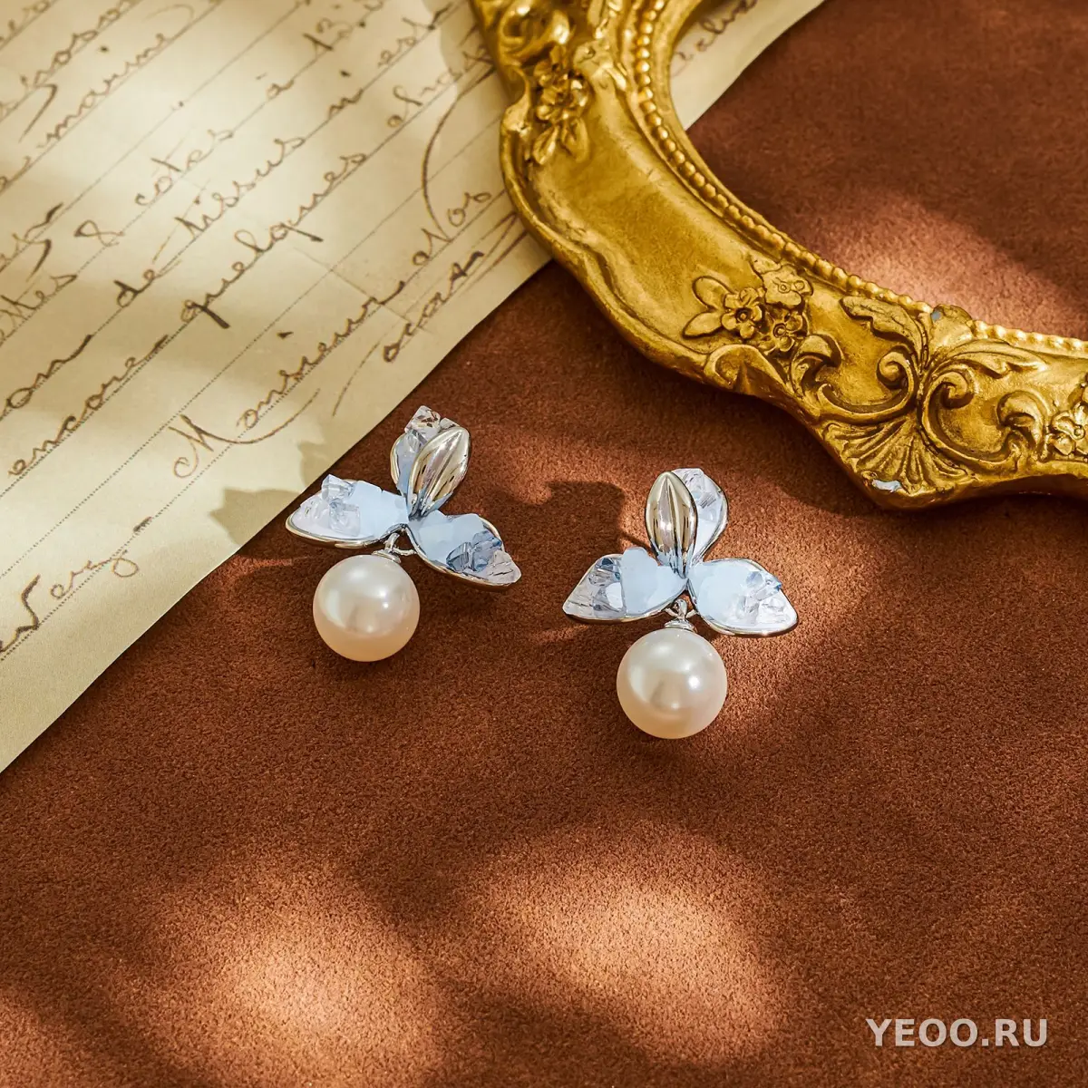 Серьги-гвоздики из стерлингового серебра 925 пробы с искусственным кристаллом, геометрическая форма