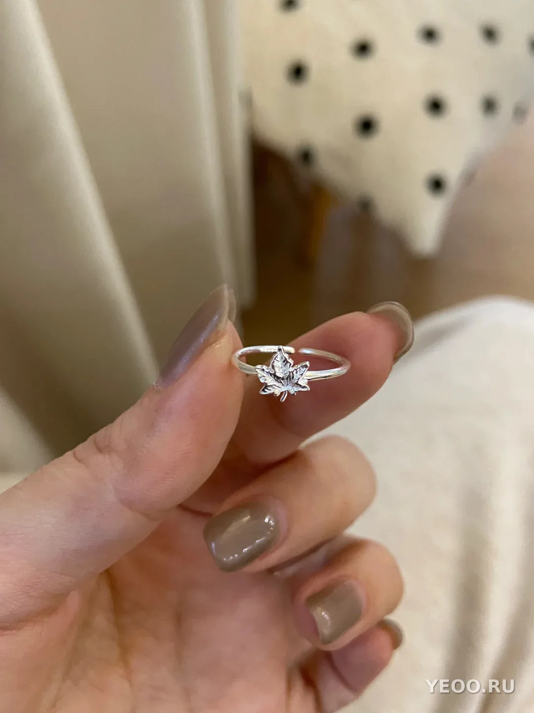 Кольцо корейское из серебра 925, гладкая шинка, для мизинца, разомкнутое