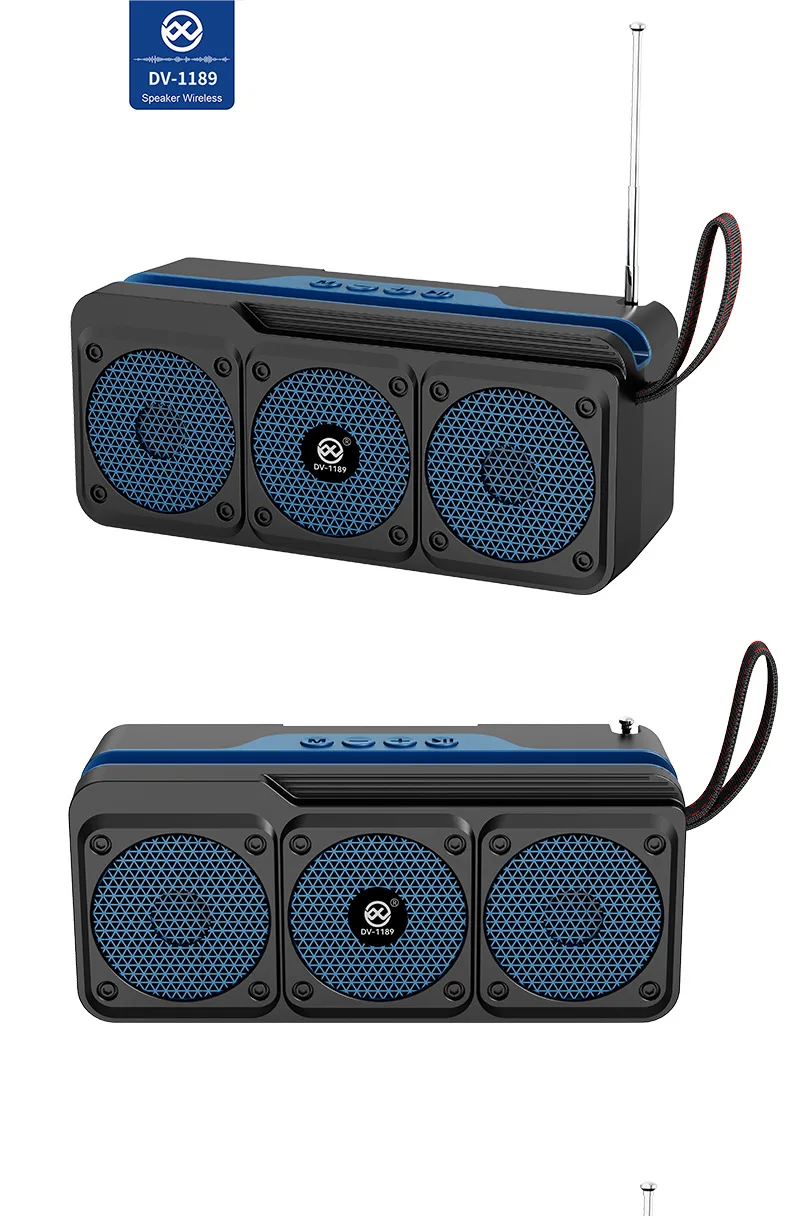 Портативная Bluetooth-колонка с солнечной панелью, USB, слот для карт