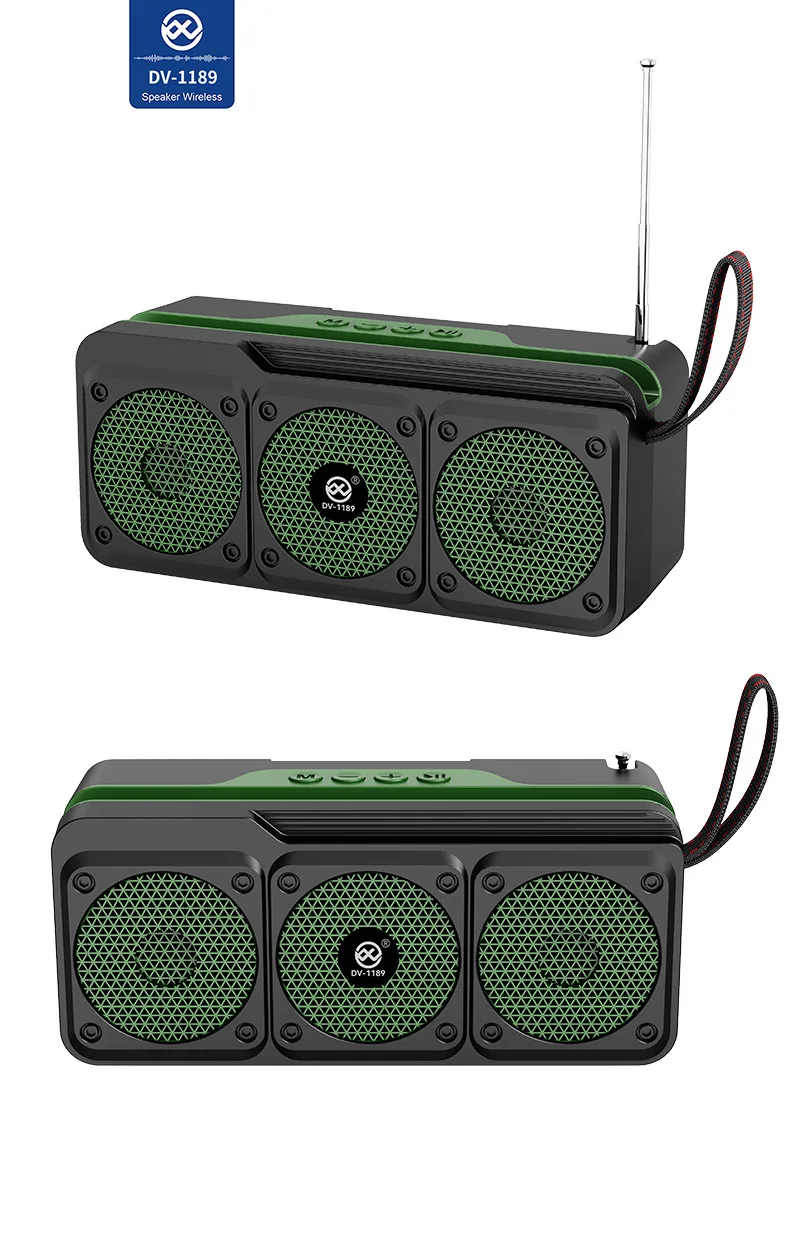 Портативная Bluetooth-колонка с солнечной панелью, USB, слот для карт