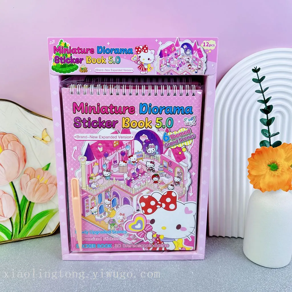 Объёмные наклейки для миниатюрных сцен DIY