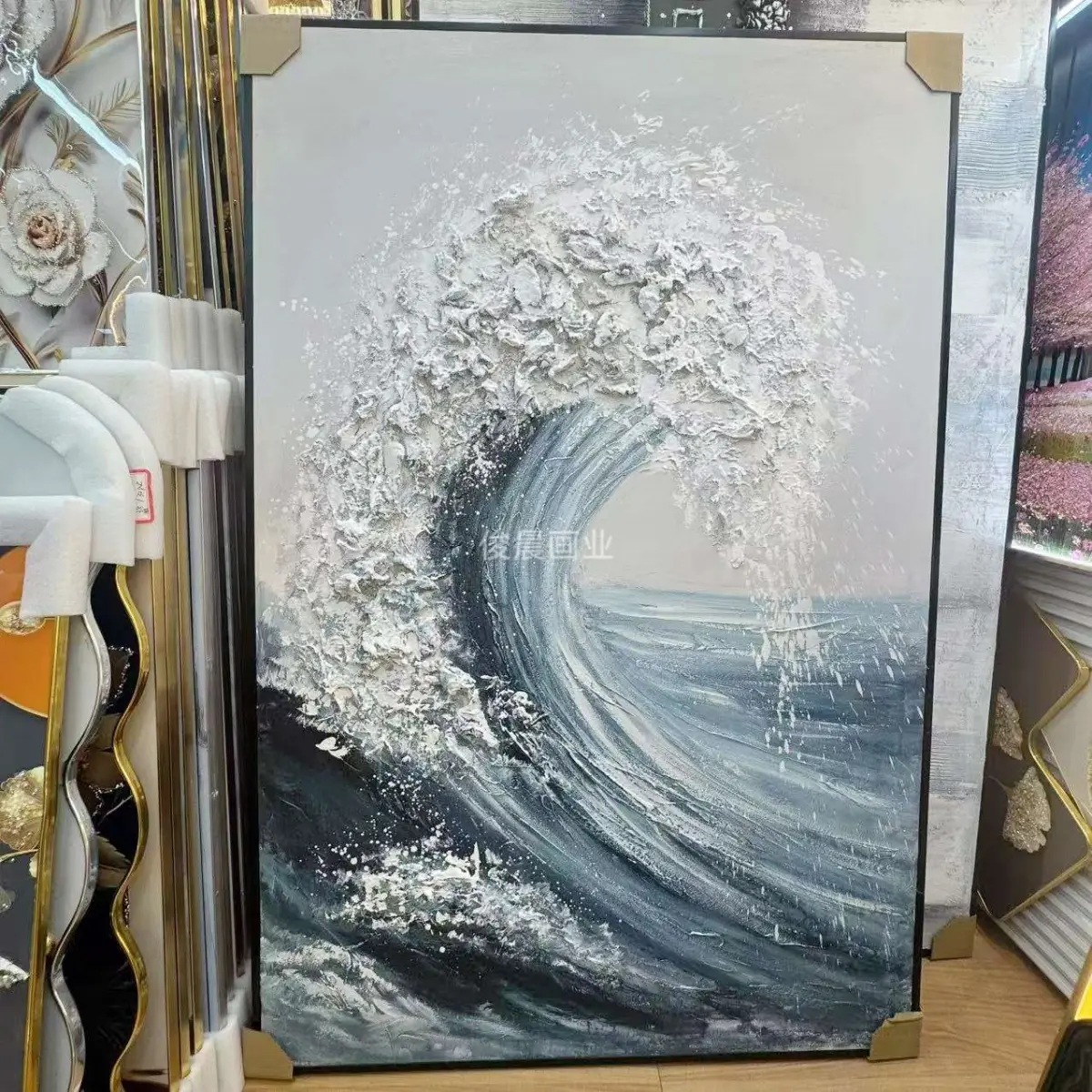 Ручная масляная живопись на плотной подрамнике и холсте, 80×120 см