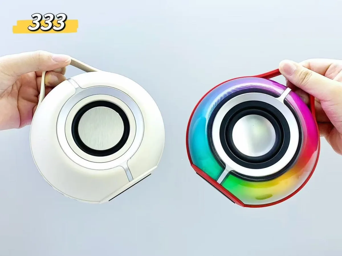 Портативная Bluetooth-колонка SY-333 с RGB-подсветкой, 1000-1200 мАч