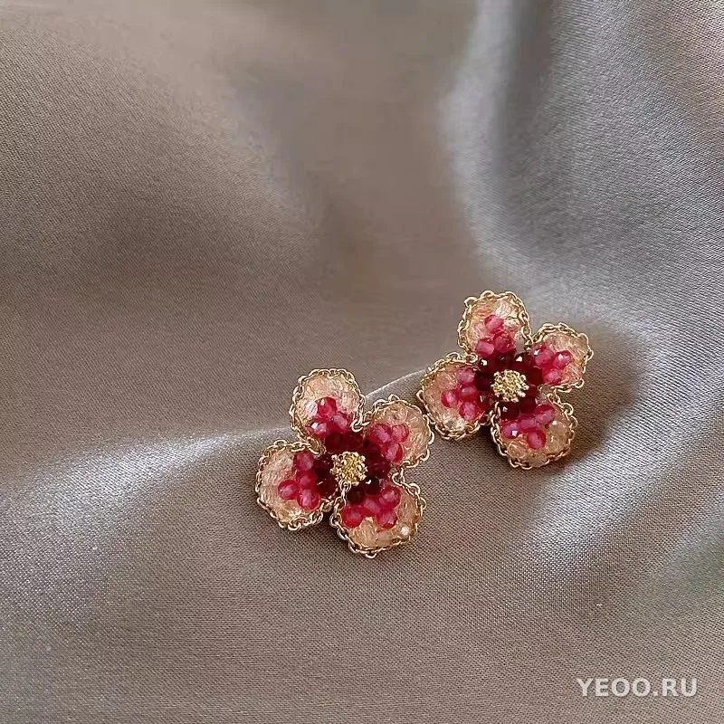 Серьги-гвоздики женские с жемчугом, из серебра 925 пробы, гальваническое покрытие, ретро-стиль