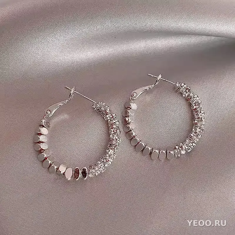 Серьги-гвоздики женские с жемчугом, из серебра 925 пробы, гальваническое покрытие, ретро-стиль