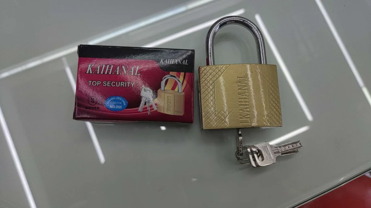 Навесной кодовый замок из железа для домашнего использования