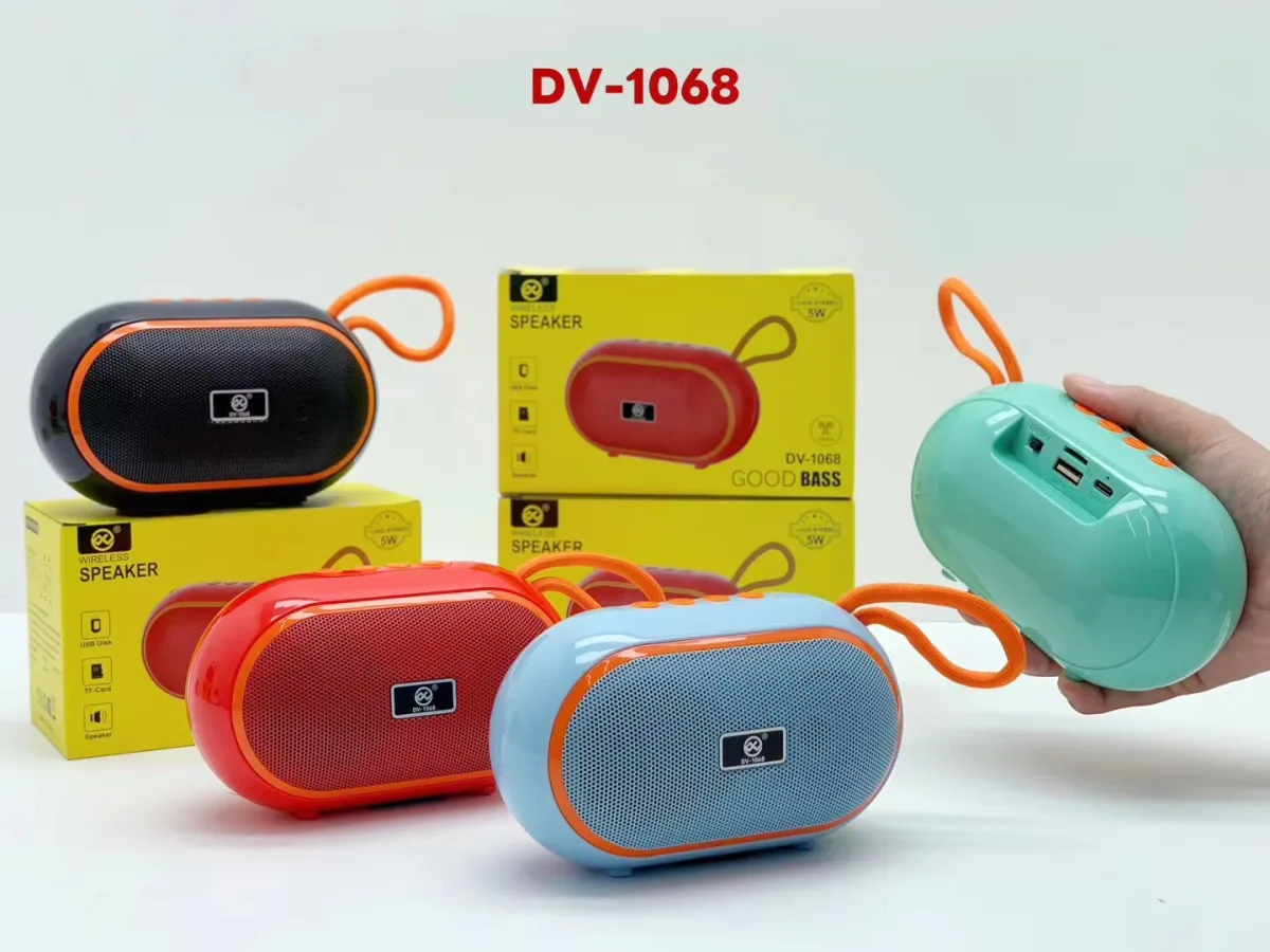 Портативная Bluetooth-колонка с питанием от аккумулятора, ABS-корпус