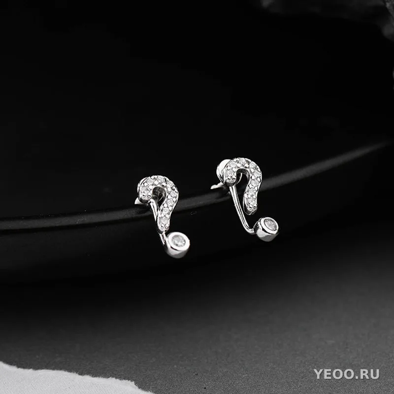 Серьги-гвоздики женские из меди с геометрическим дизайном в стиле Instagram
