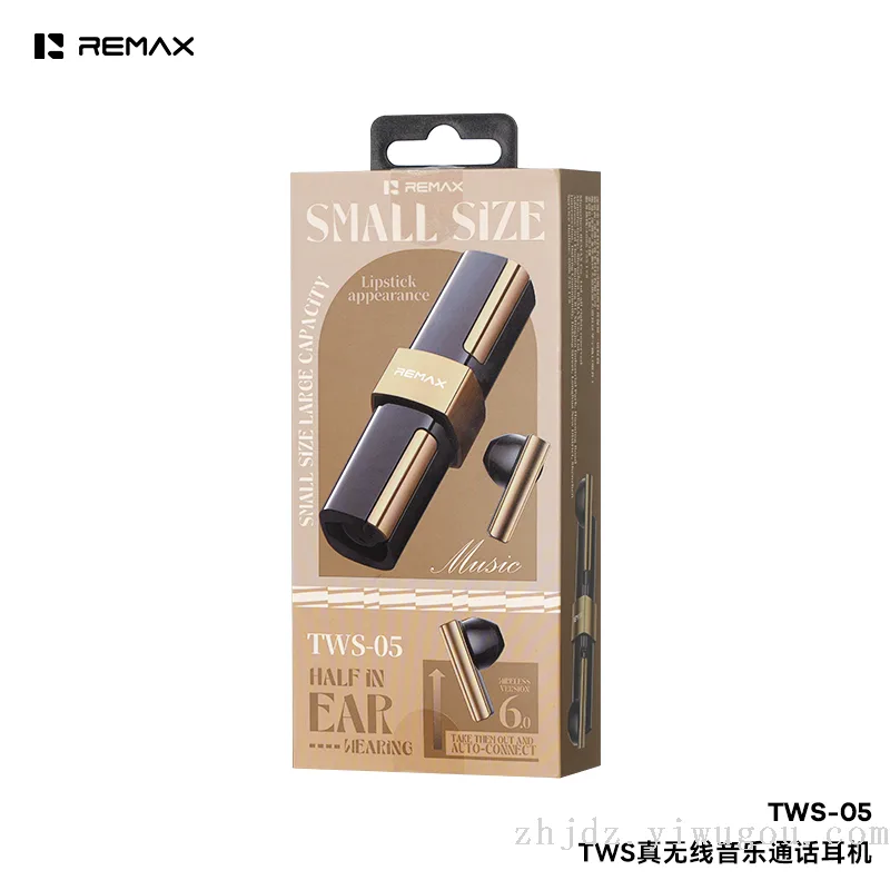Беспроводные TWS-наушники в форме помады с Bluetooth, модель TWS-05