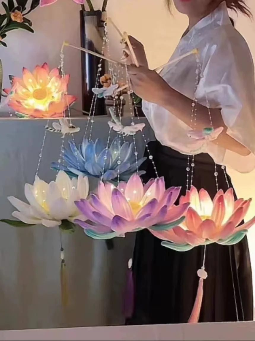 Бусины-цепочка на леске для DIY, акрил, прозрачные 8+3 мм