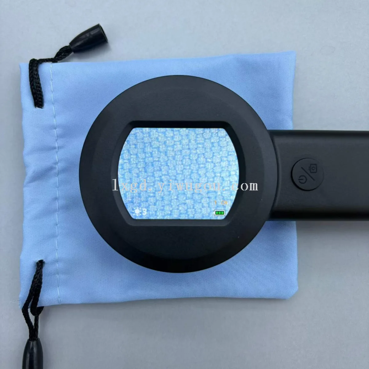 Ручной микроскоп HM020, 100-кратное увеличение, 8 LED, экран, аккумулятор