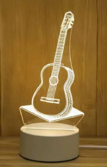 Ночник акриловый LED, атмосферный настольный светильник