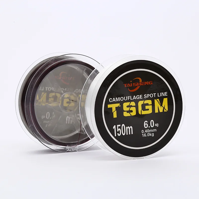 Леска нейлоновая рыболовная 150 м, диаметр 0,10–0,50 мм
