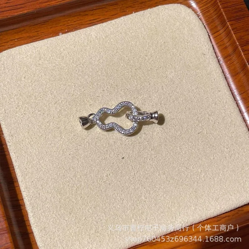 Карабин-подвеска «тыква-горлянка» с цирконием, 18K позолота, для DIY
