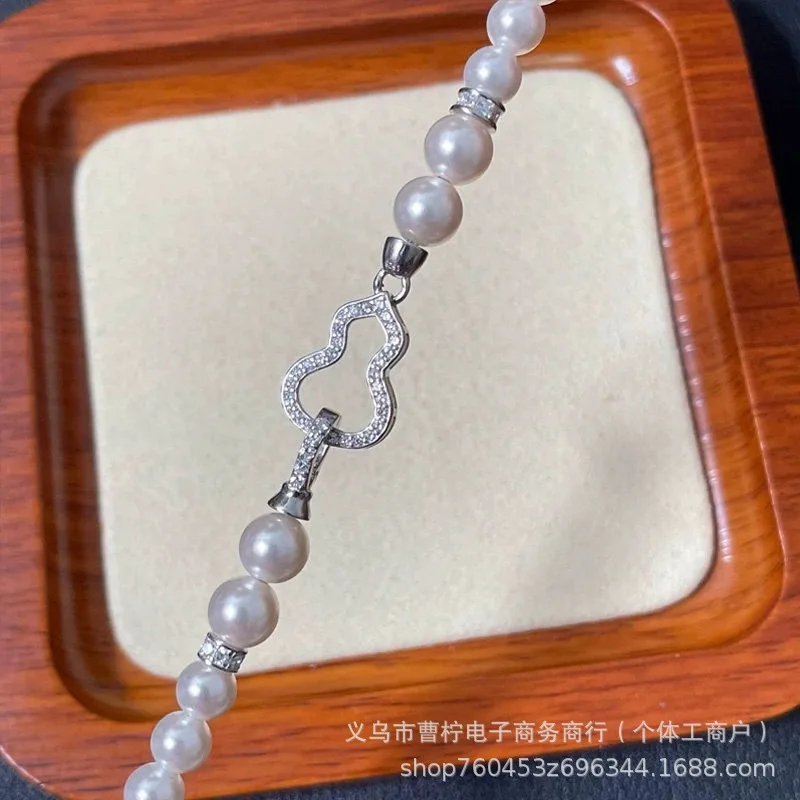 Карабин-подвеска «тыква-горлянка» с цирконием, 18K позолота, для DIY