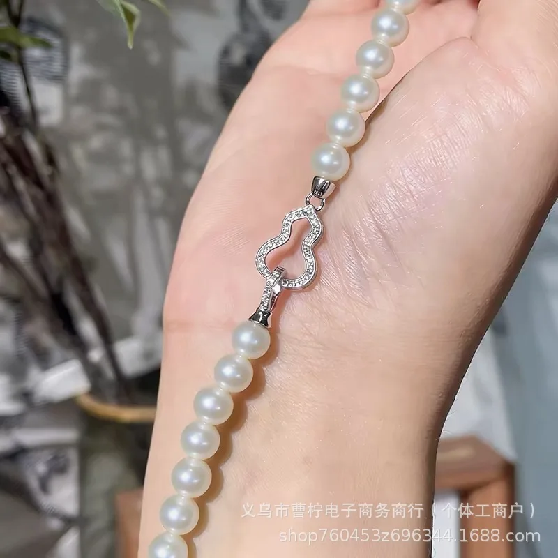 Карабин-подвеска «тыква-горлянка» с цирконием, 18K позолота, для DIY