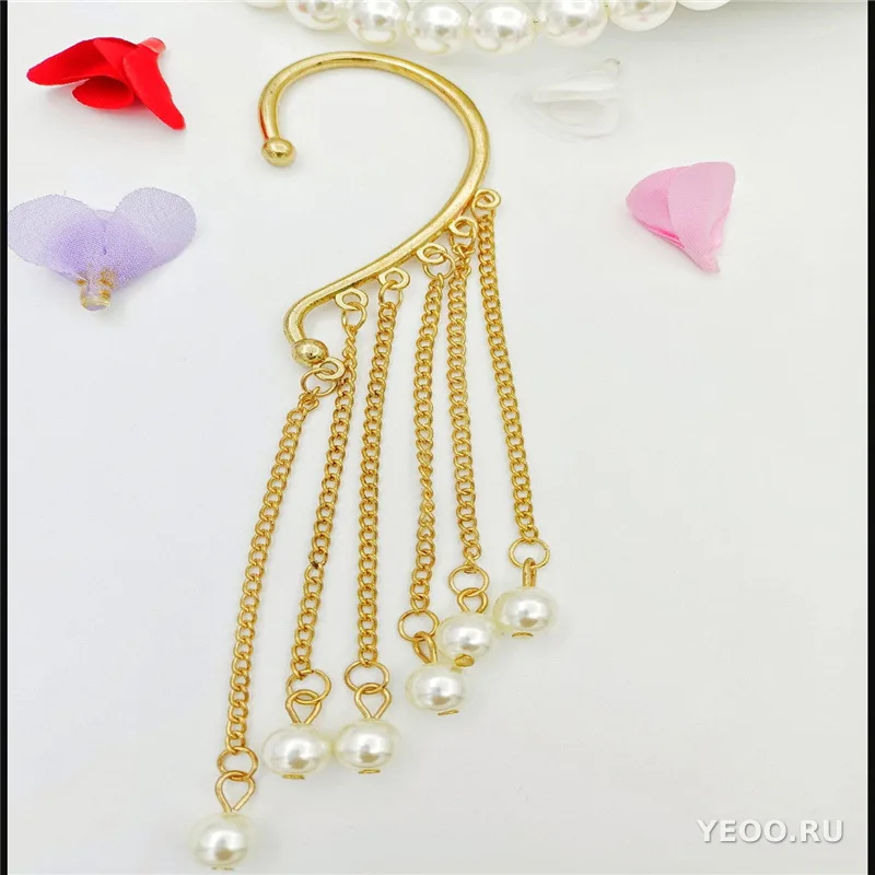 Серьги-подвески женские с кисточками в форме сердца, из сплава