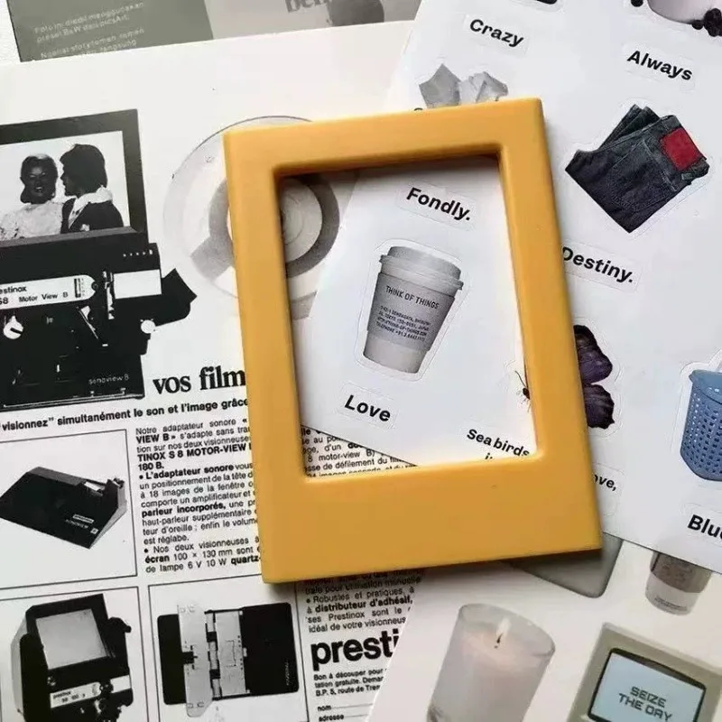 Магнитная фоторамка для фото Polaroid, магнит на холодильник, настольный декор