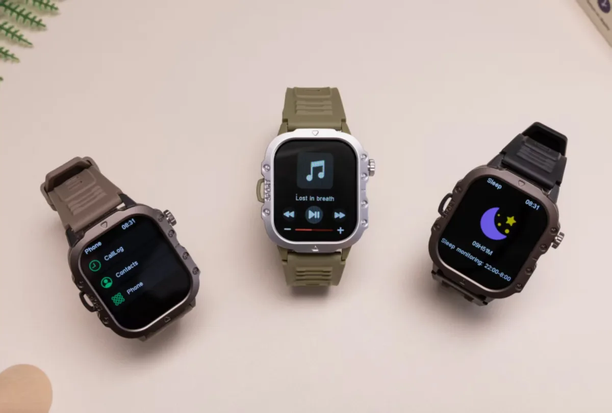 Смарт-часы с Bluetooth-вызовами и мониторингом пульса и давления