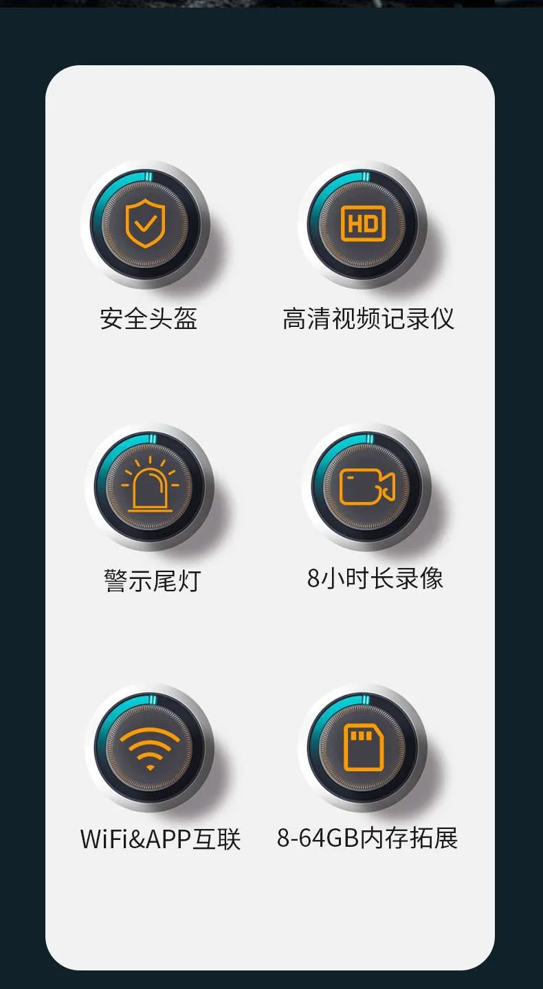 Экшн-камера-регистратор для шлема, Wi-Fi, влагозащита