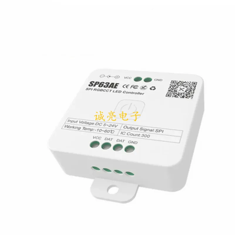 Bluetooth-контроллер SP630E для светодиодной ленты RGBCW, диммирование через приложение