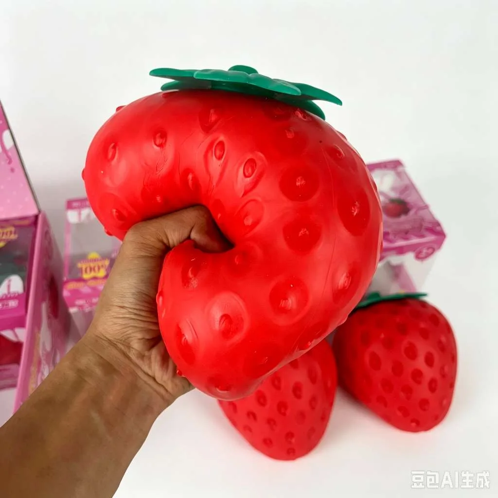 Антистресс-игрушка «Клубника», TPR, 16 см