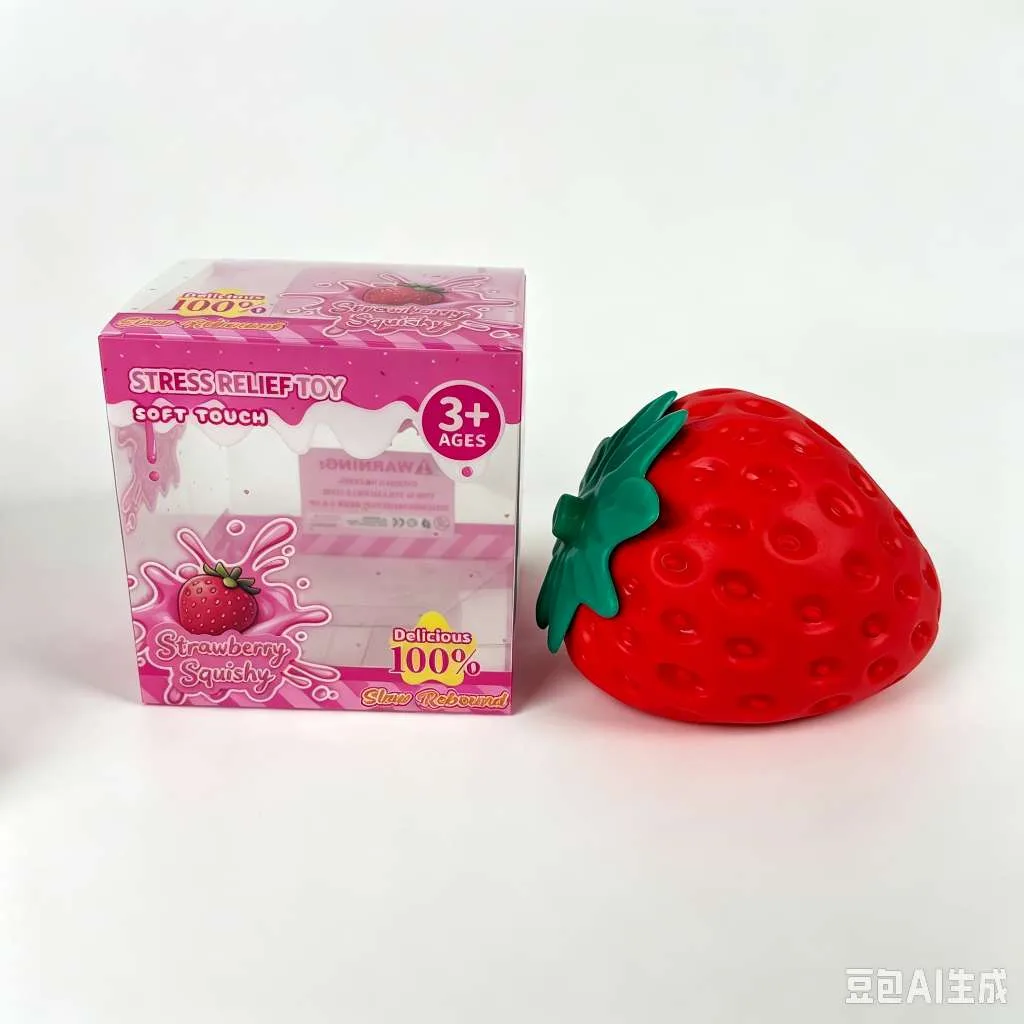 Антистресс-игрушка «Клубника», TPR, 16 см