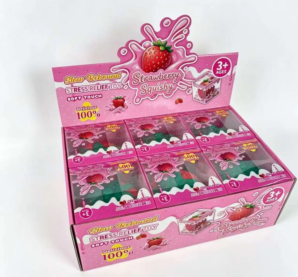 Антистресс-игрушка «Клубника», TPR, 16 см