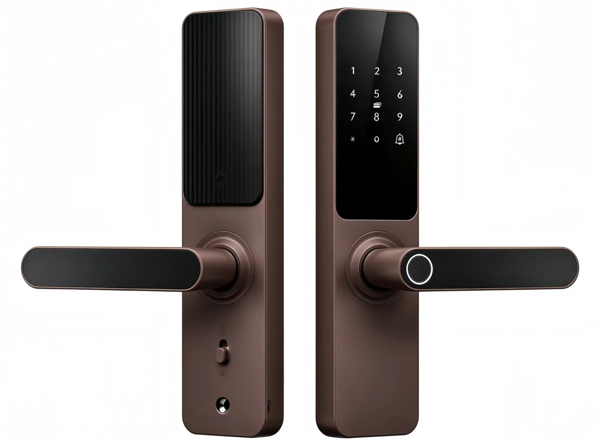 Умный замок с Bluetooth, кодом и отпечатком пальца для квартиры