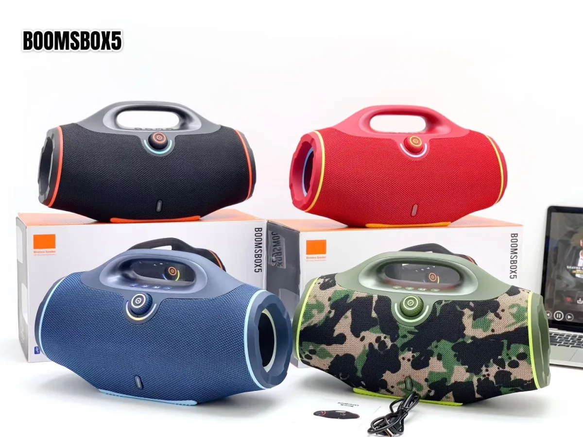 Портативная Bluetooth-колонка 60 Вт с RGB-подсветкой и защитой IPX5