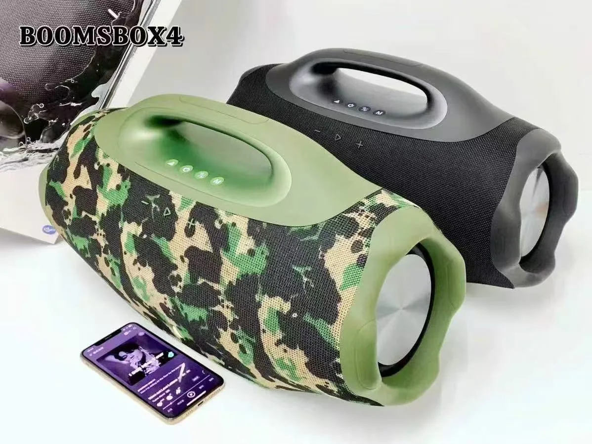 Портативная Bluetooth-колонка с ручкой, USB, IPX4, 5 динамиков