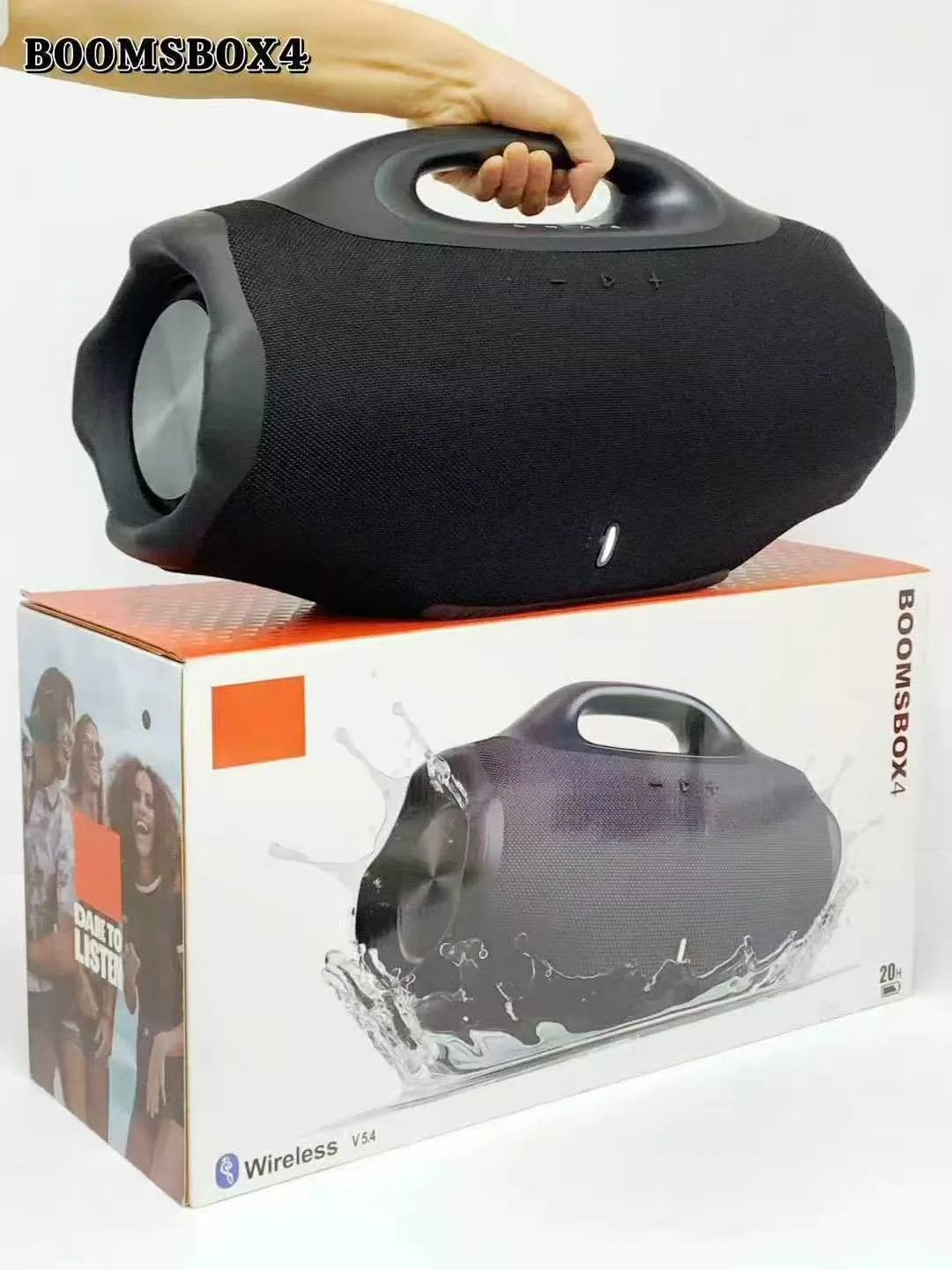 Портативная Bluetooth-колонка с ручкой, USB, IPX4, 5 динамиков