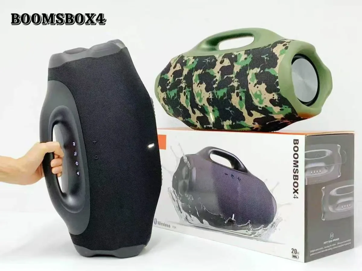 Портативная Bluetooth-колонка с ручкой, USB, IPX4, 5 динамиков