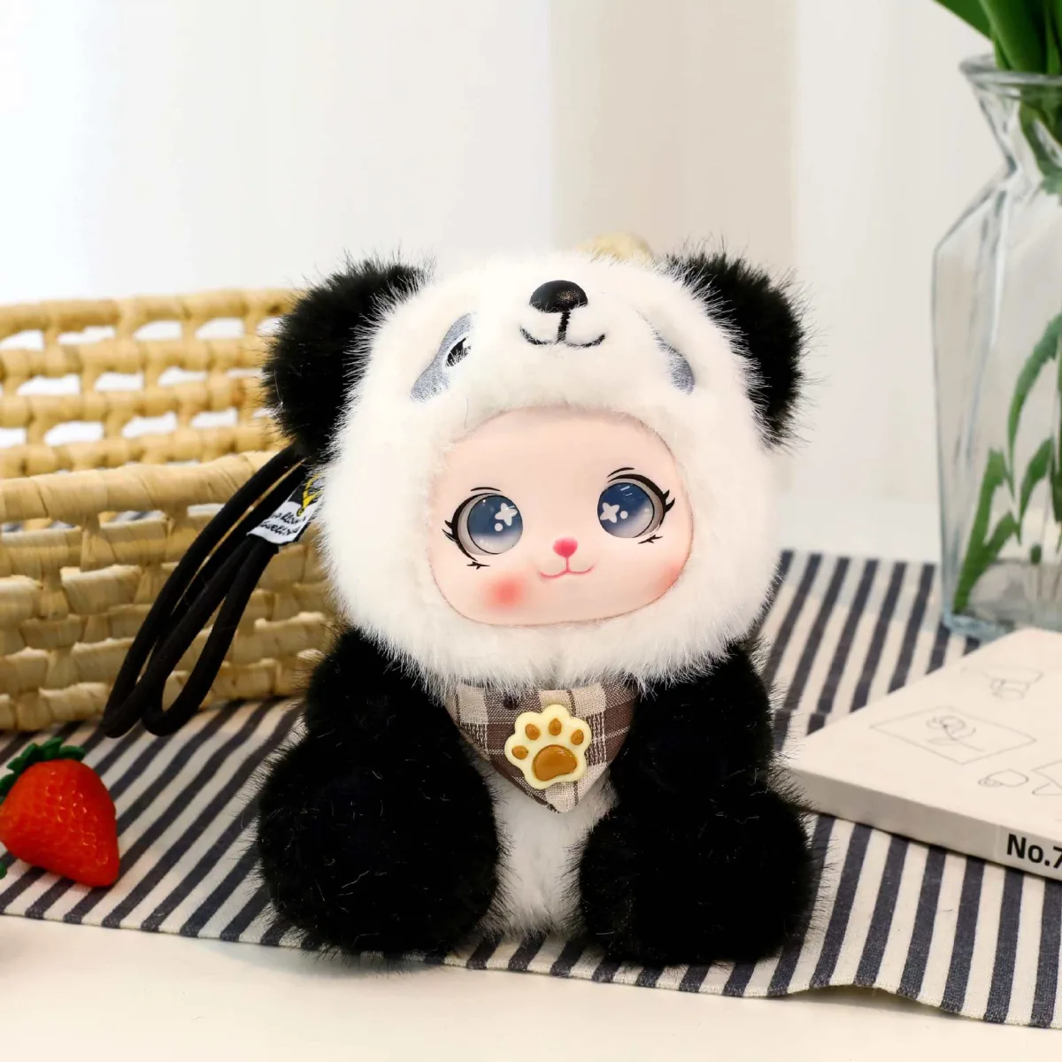 Мягкая игрушка-брелок из ПВХ с коротким ворсом, подарочная фигурка