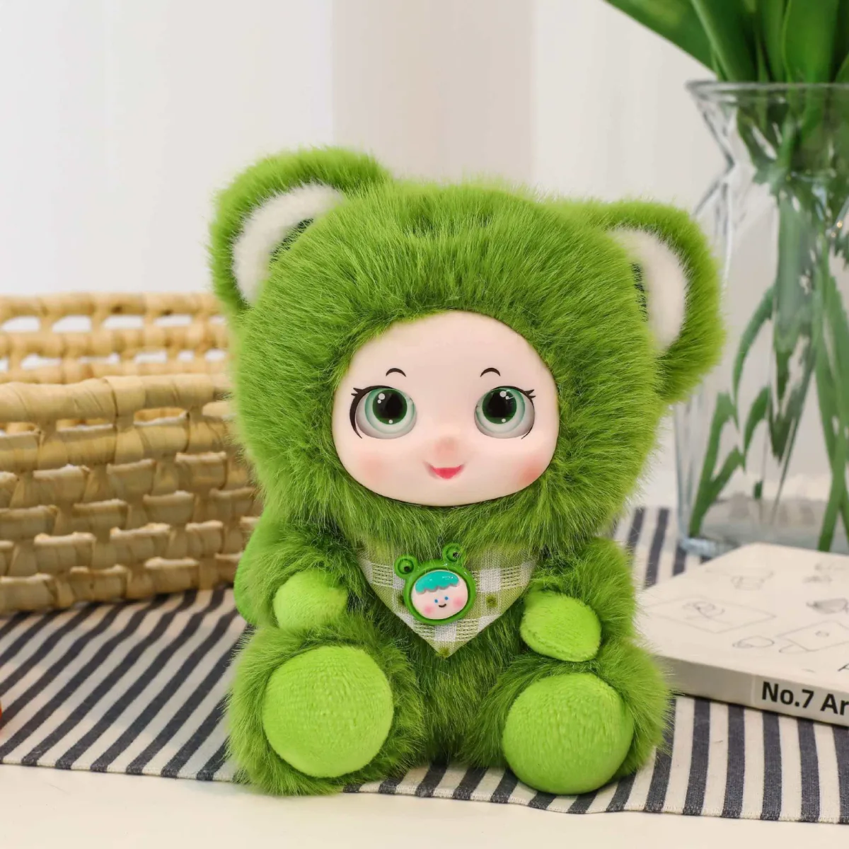Мягкая игрушка-брелок из ПВХ с коротким ворсом, подарочная фигурка