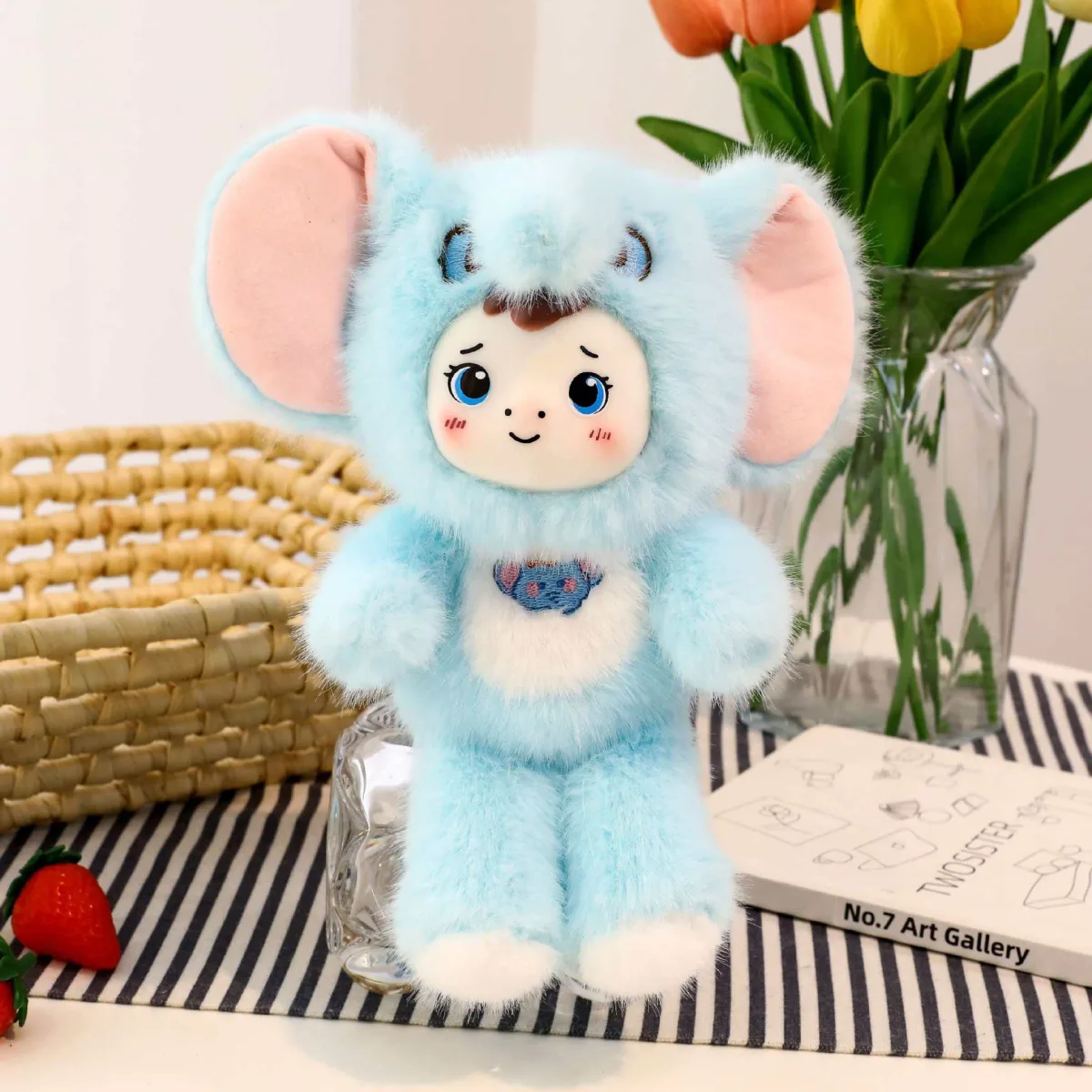 Мягкая игрушка-фигурка из ПВХ на стол, короткий плюш, подарочная