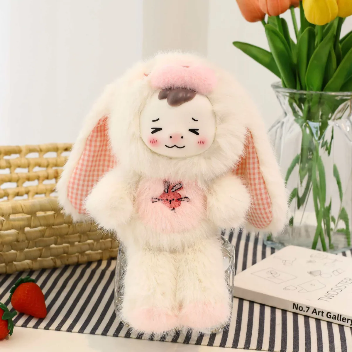 Мягкая игрушка-фигурка из ПВХ на стол, короткий плюш, подарочная